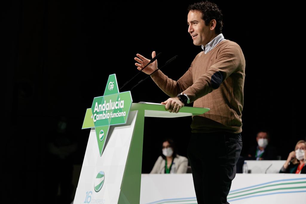 Ambiente en el congreso del PP andaluz en el Palacio de Congresoos