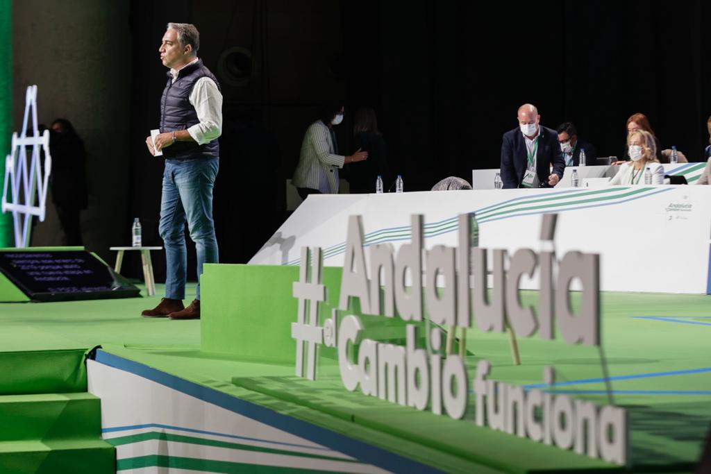 Ambiente en el congreso del PP andaluz en el Palacio de Congresoos