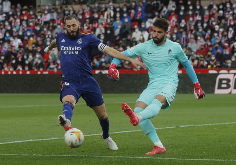 Las imágenes de la victoria del Real Madrid en Los Cármenes