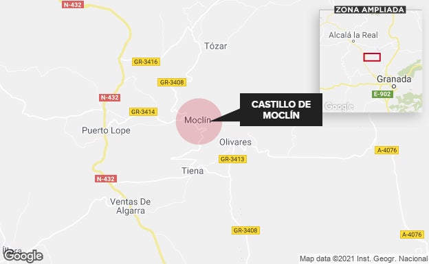 Localización de Moclín.