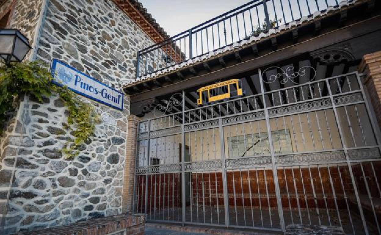 Centro de interpretación del tranvía de la Sierra, en Pinos Genil, financiada con esta ayuda.