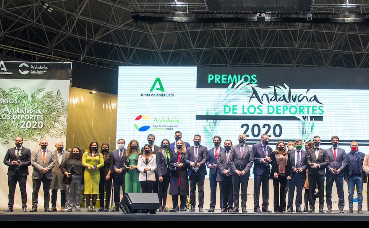 Los Premios Andalucía de los Deportes 2020, galardones que distinguen a los mejores deportistas de la comunidad el pasado año. 