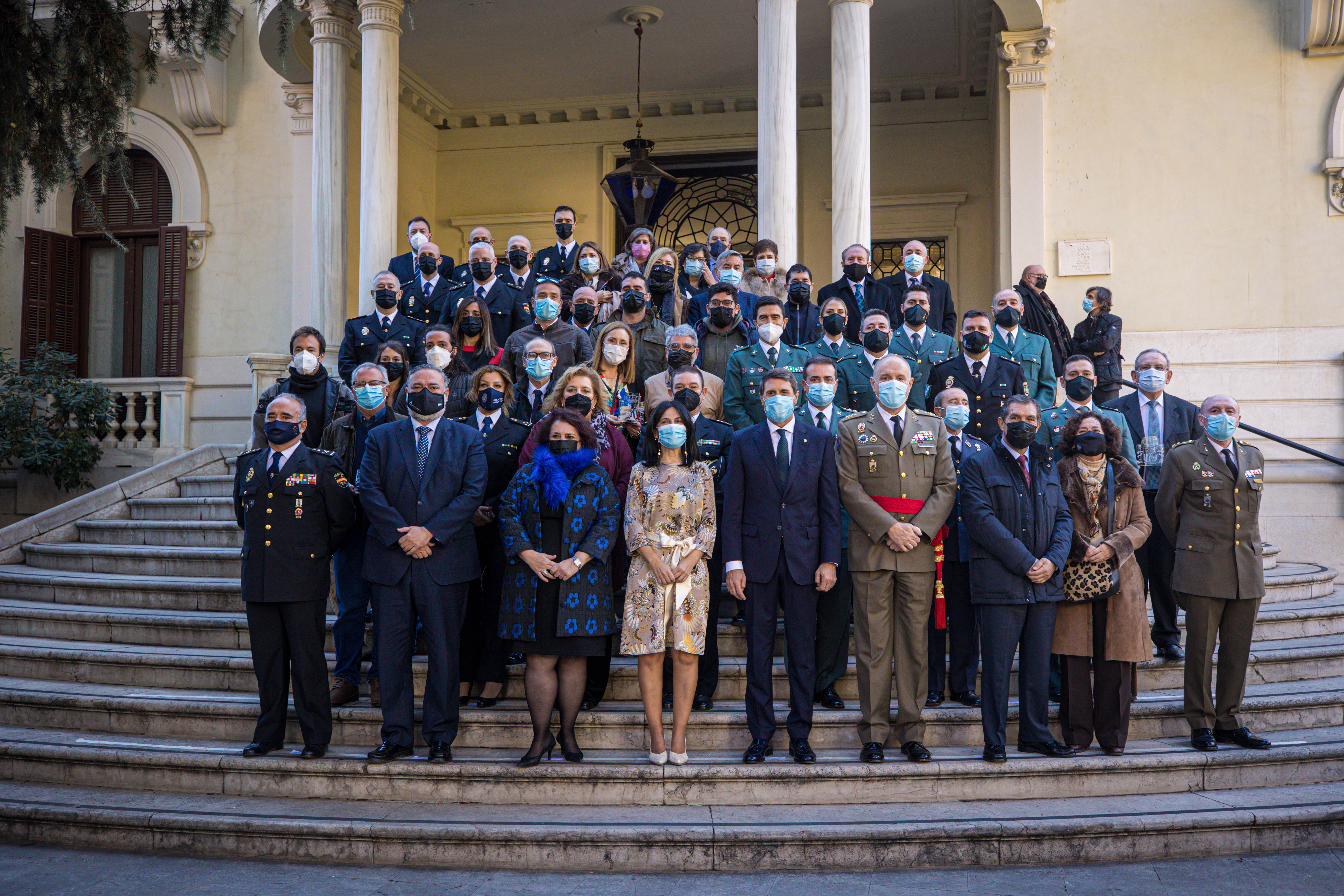 El delegado del Gobierno presidió la entrega de los reconocimientos a personas y entidades destacadas por defender valores constitucionales.