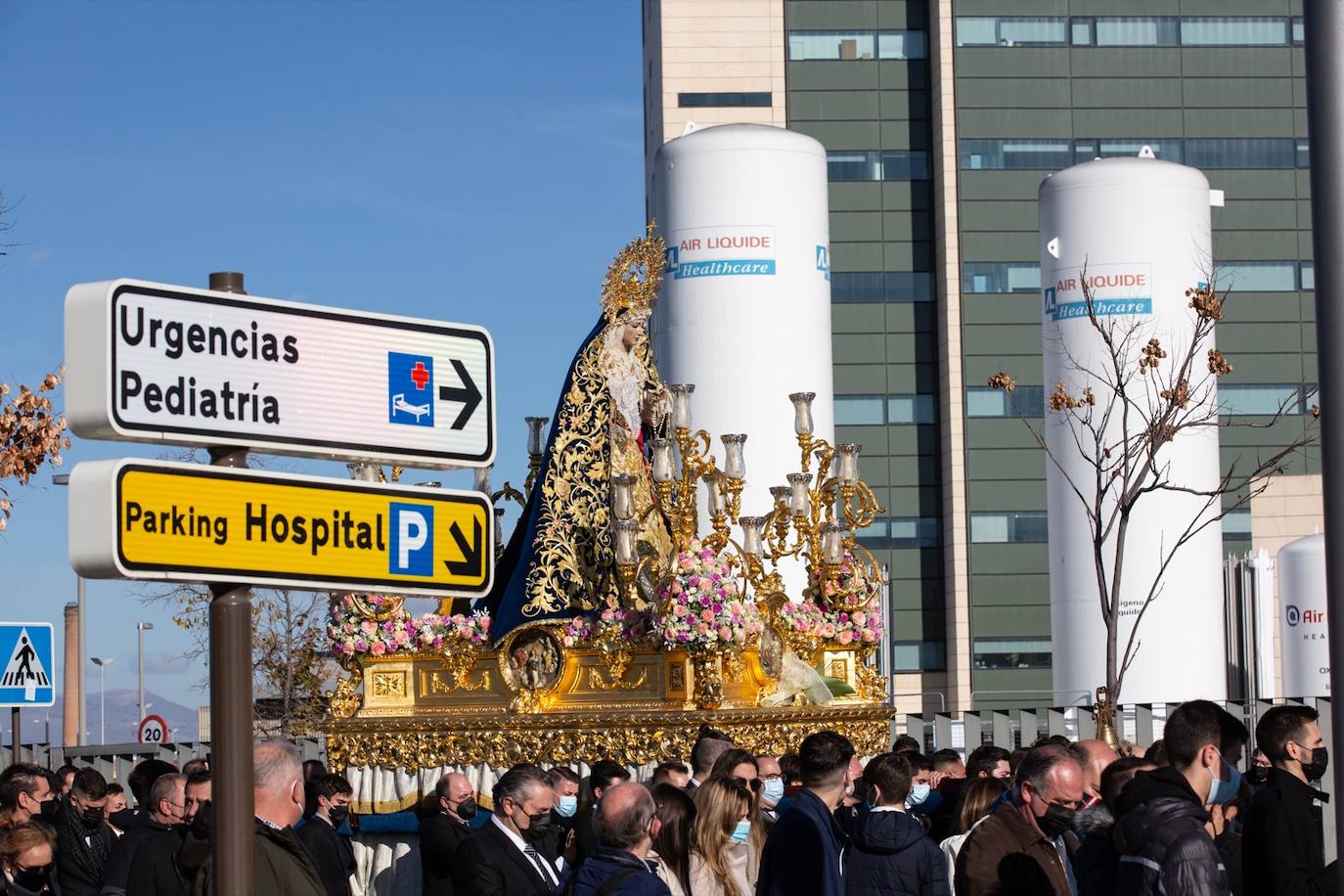 Fotos: Las imágenes de la salida extraordinaria de la Virgen de la Salud