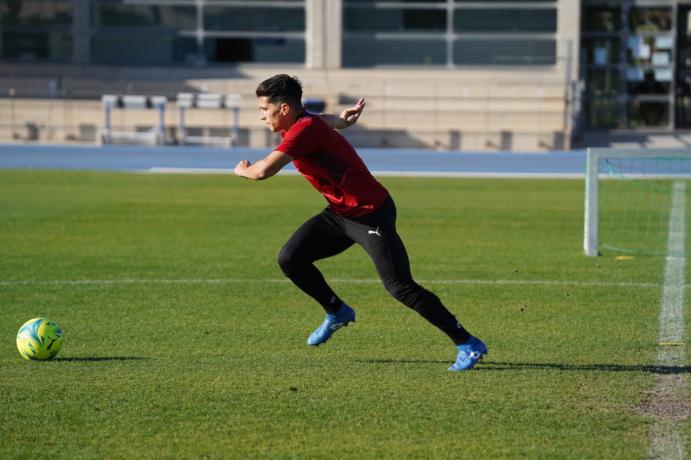 Fotos: Las imágenes del último entrenamiento del Almería