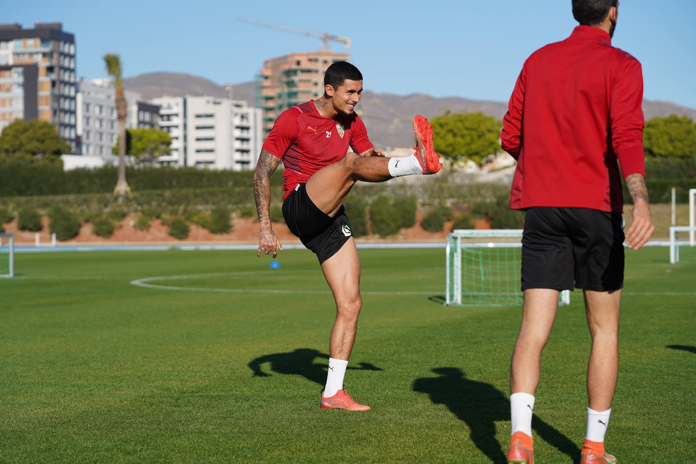 Fotos: Las imágenes del último entrenamiento del Almería