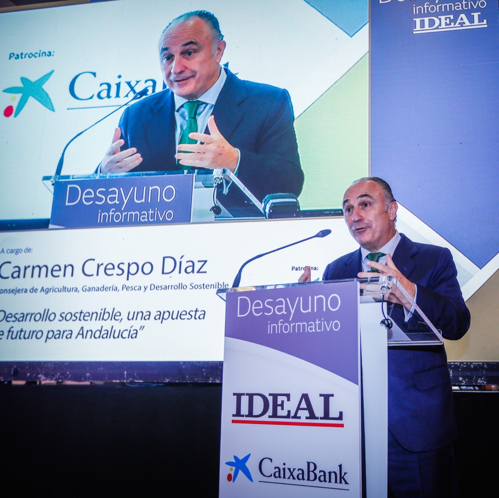 La consejera de Agricultura ha abordado este viernes los retos del sector agrícola en Granada y Andalucía