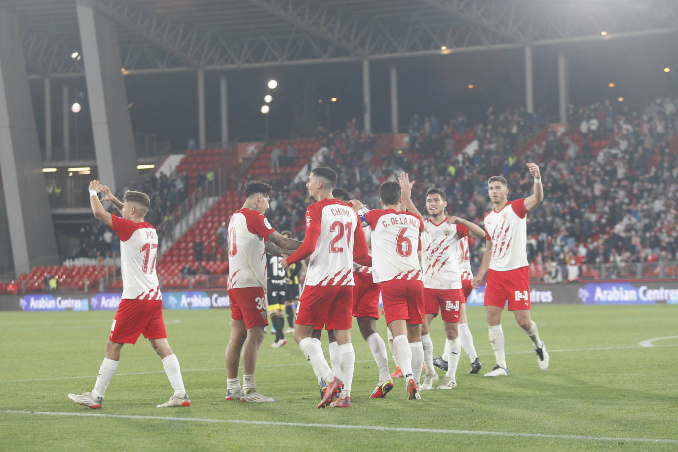 Las mejores imágenes del Almería-Zaragoza