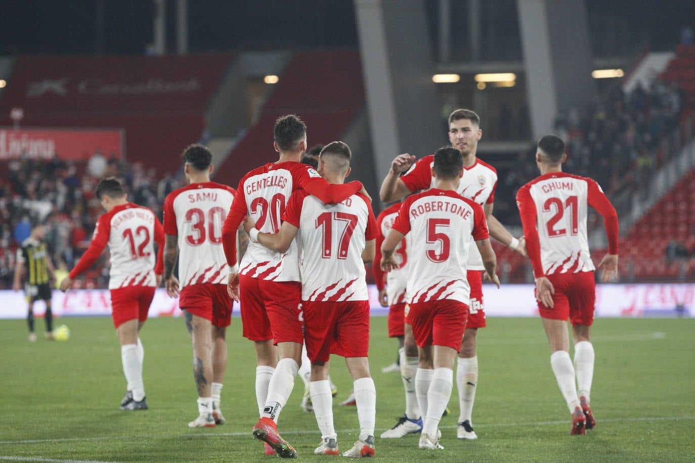 Las mejores imágenes del Almería-Zaragoza