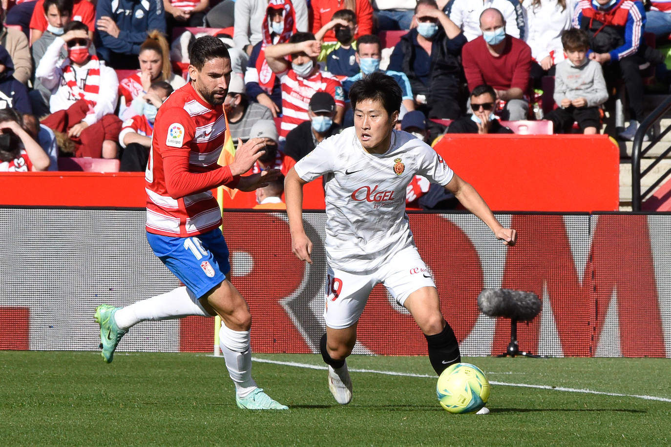 Partido entre Granada y Mallorca