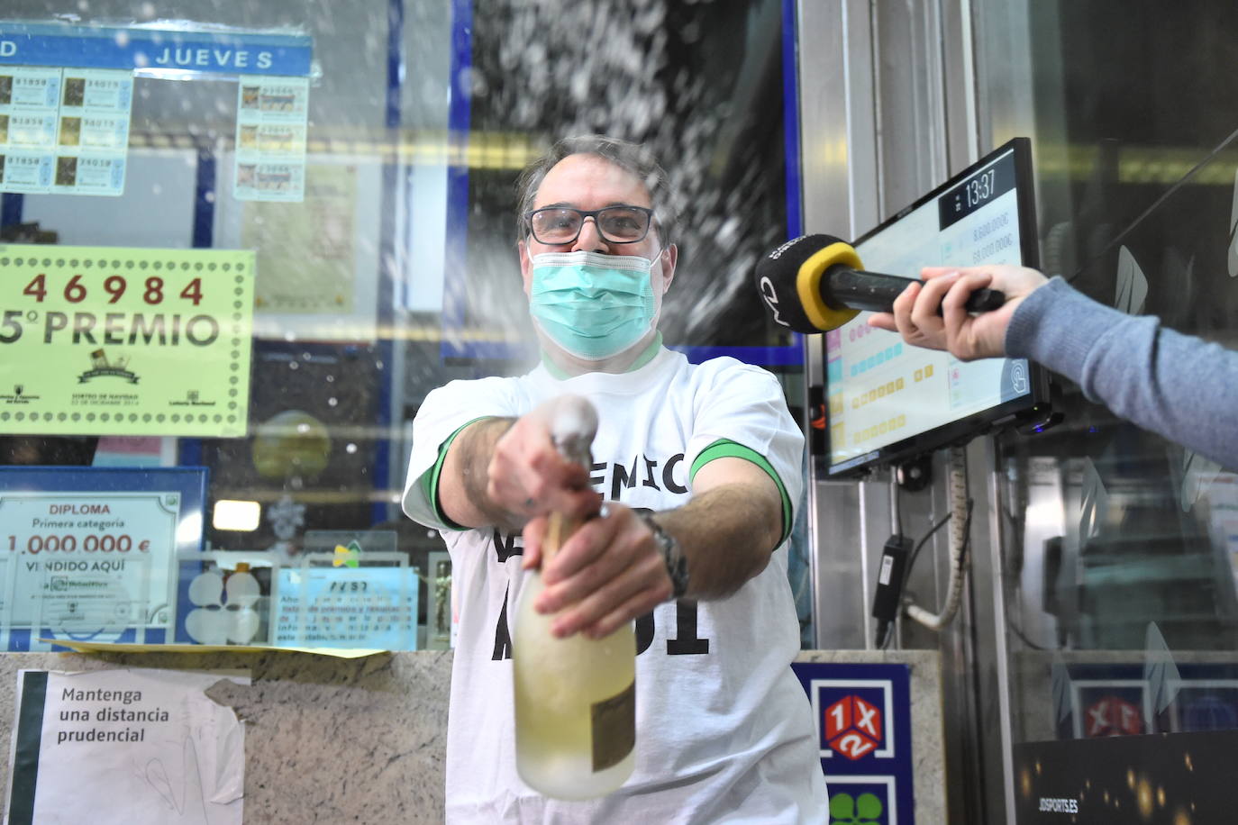 Javier Moñino, empleado de la administración situada en la zona del AVE de la Estación de Atocha