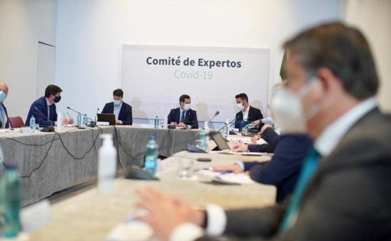 Reunión anterior del Comité de Expertos de la Junta de Andalucía