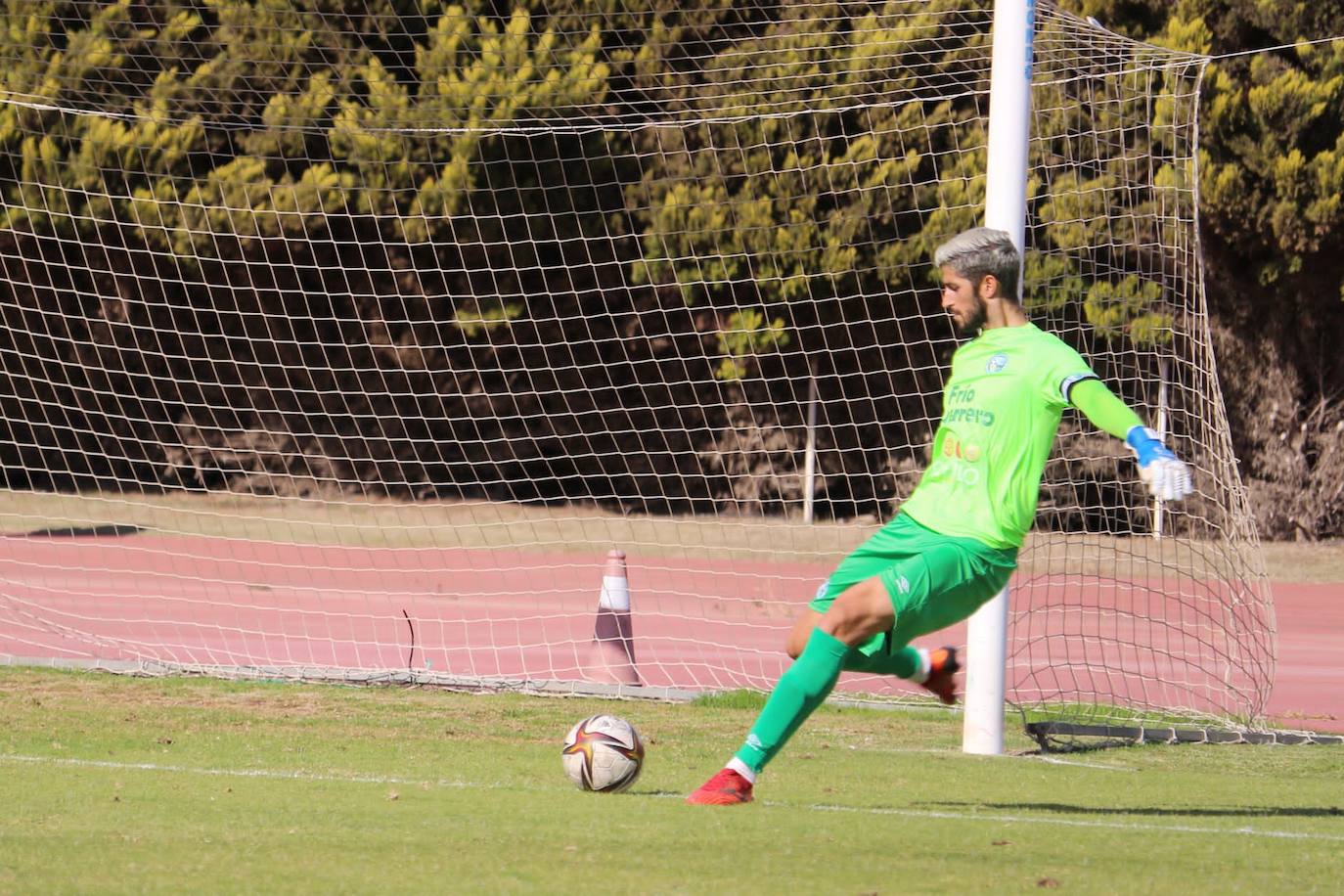 El cancerbero del equipo ejidense vive su mejor temporada desde que llegó aSanto Domingo. 