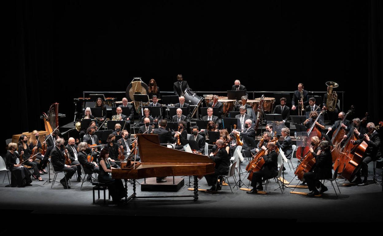 La Orquesta Ciudad de Granada en la clausura del Festival de Otoño de Jaén. 