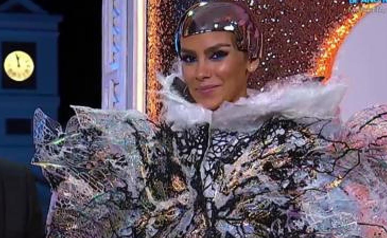 Cristina Pedroche durante la retransmisión de las campanadas en Antena 3. 