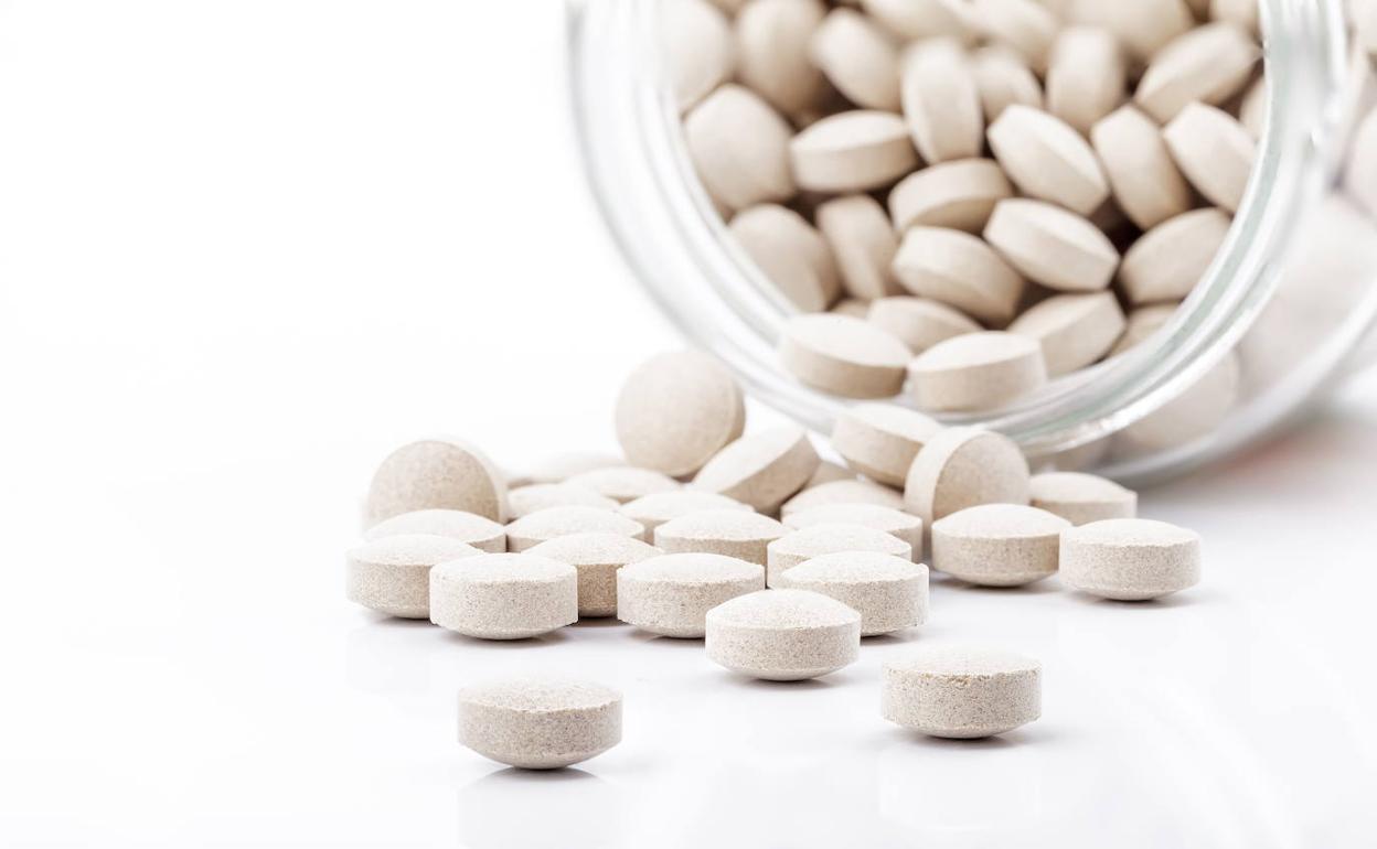 Un bote de fármacos opiáceos. 