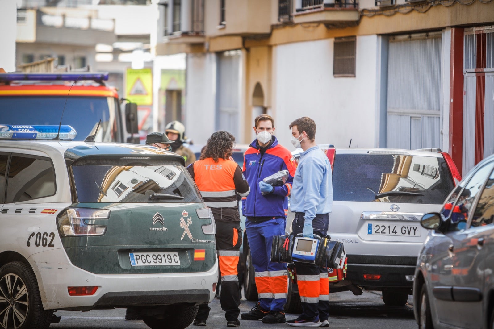 Ideal visita la zona minutos después del trágico suceso que le ha costado la vida a dos personas