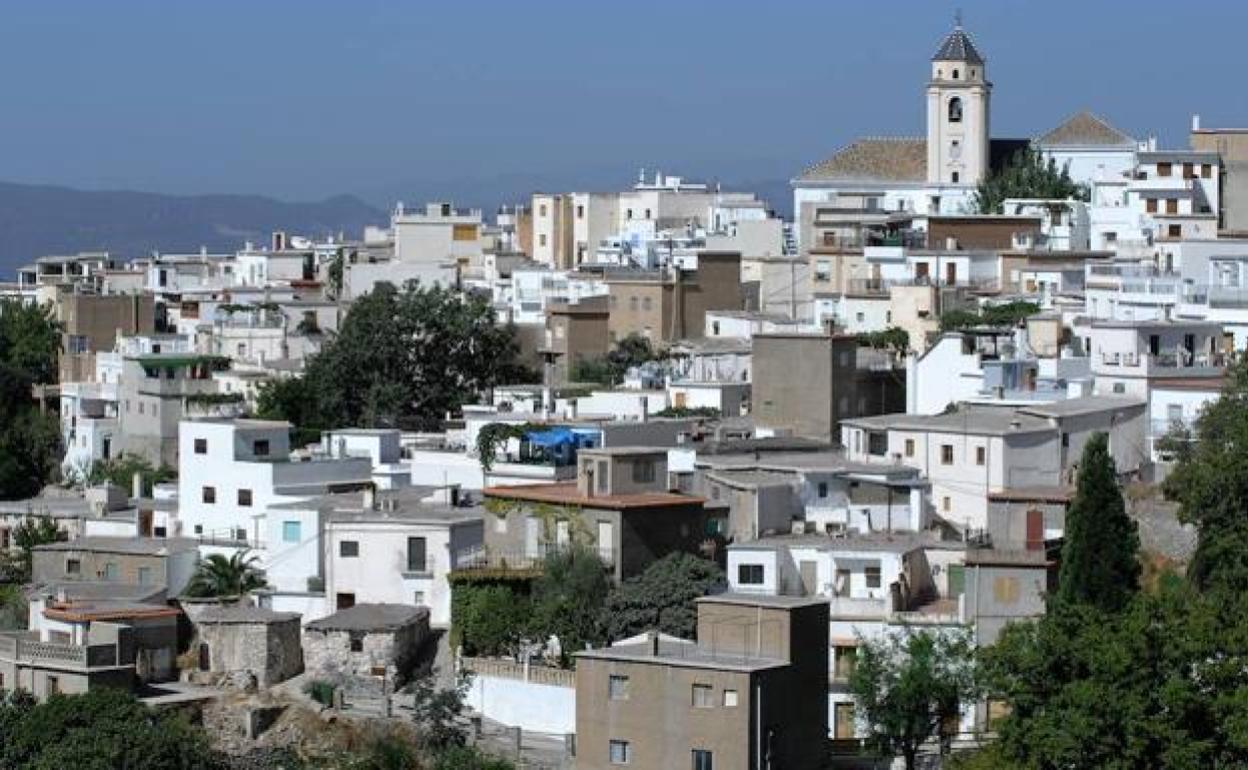 Vista del municipio de Cáñar.