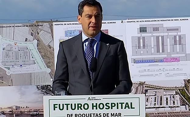 Moreno: «Sin la vacuna hablaríamos ahora de un colapso sanitario en Andalucía»