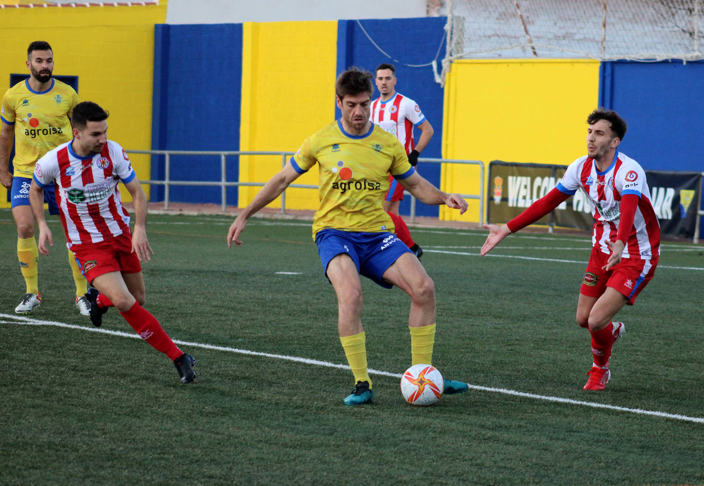 Javi Pérez, en un partido anterior.