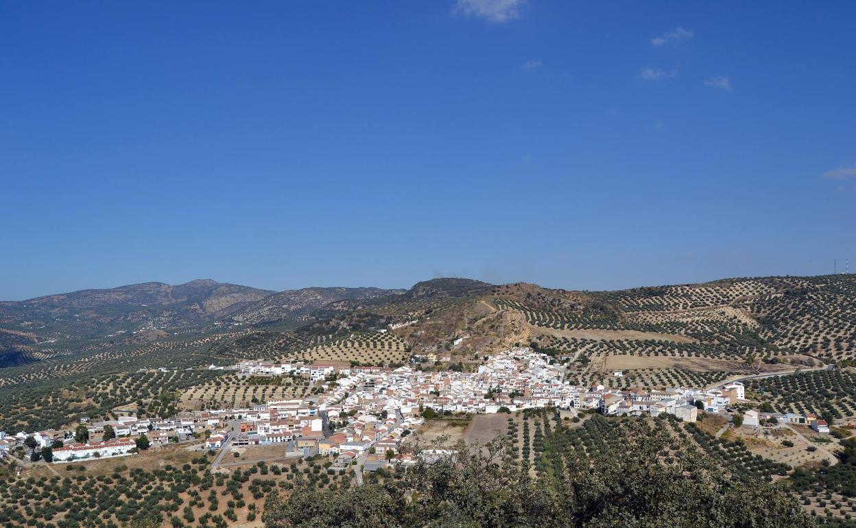 Vista de Zagra, municipio de 885 habitantes.