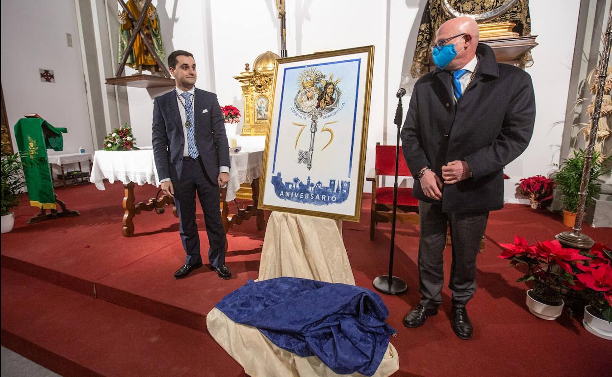 Presentación del cartel del aniversario de la Boriquilla. 