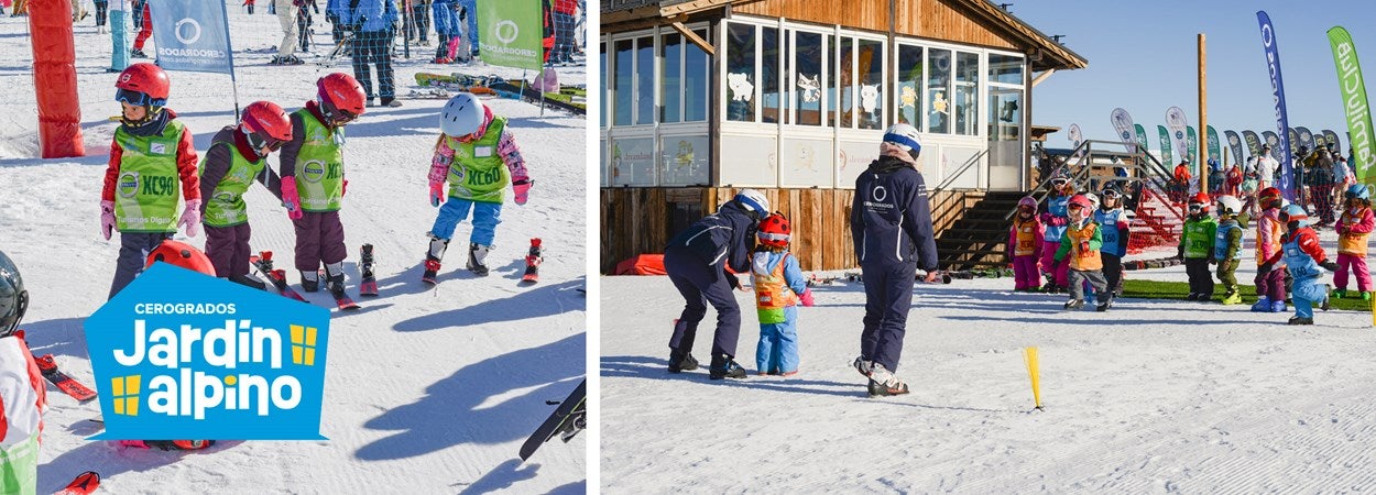 Esquí de iniciación para los más pequeños.