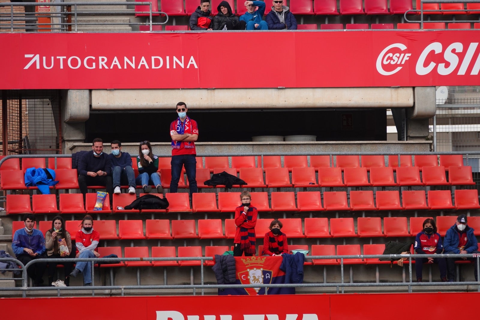 ¿Has estado en el partido entre Granada y Osasuna? Aquí puedes verte en tu localidad