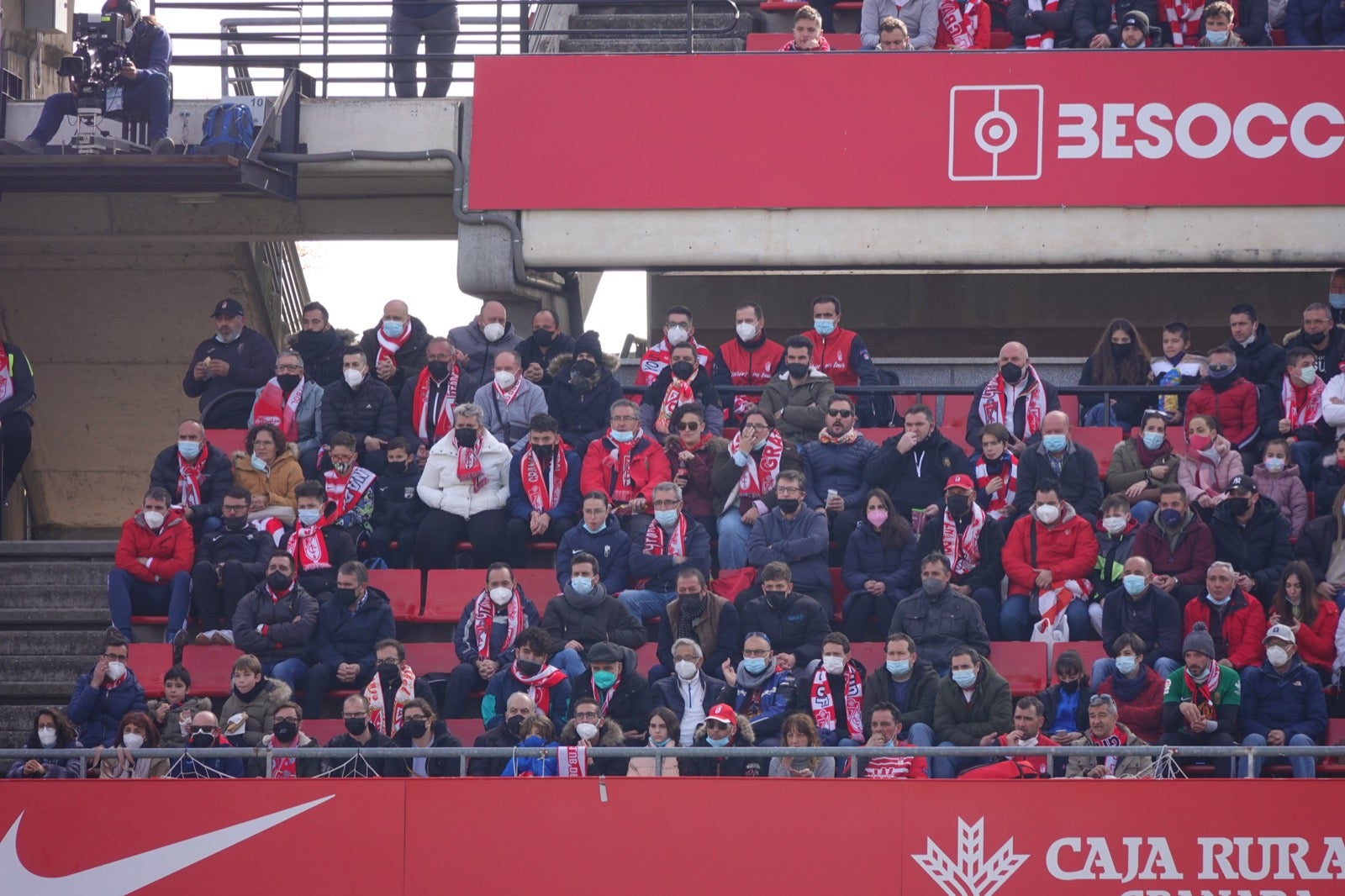 ¿Has estado en el partido entre Granada y Osasuna? Aquí puedes verte en tu localidad