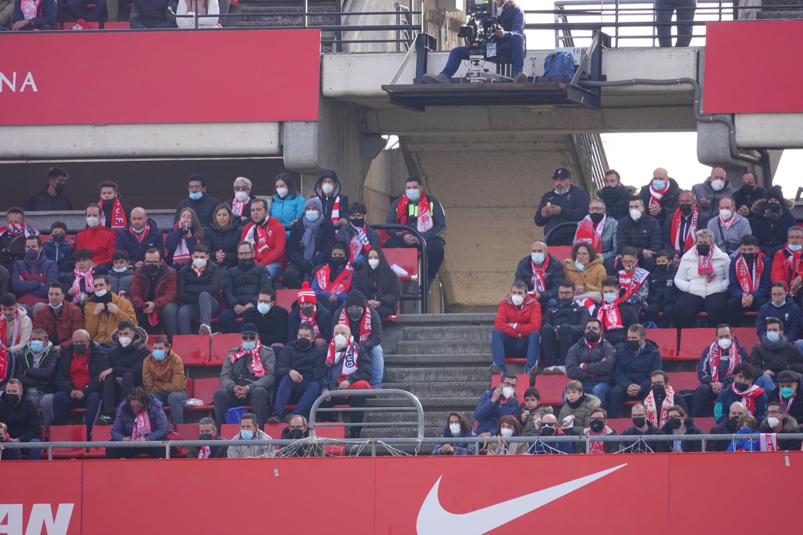 ¿Has estado en el partido entre Granada y Osasuna? Aquí puedes verte en tu localidad