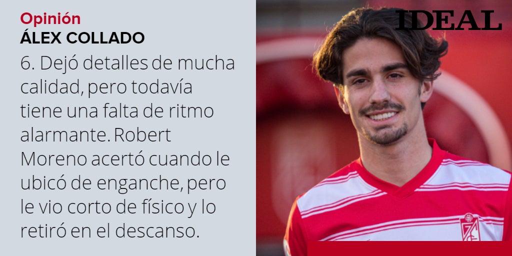 Puntuaciones del Granada 0-2 Osasuna.