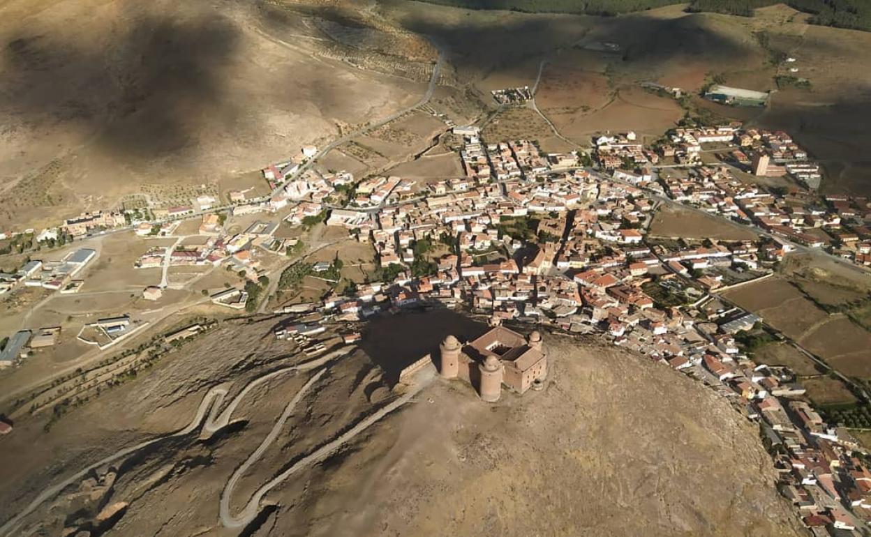 Vista de la Calahorra, municipio de 668 habitantes.