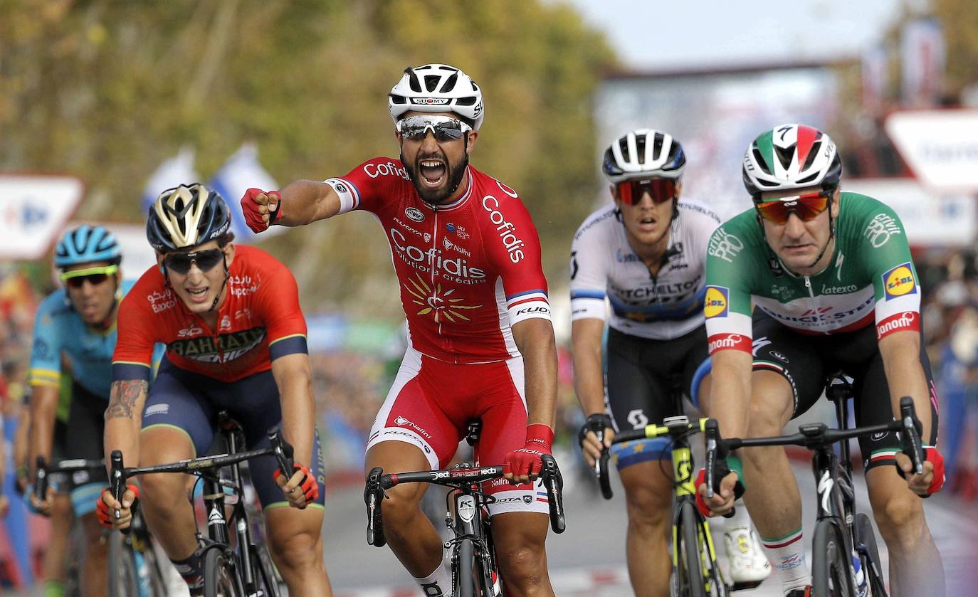 Bouhanni ya estuvo en la Clásica con Cofidis y se le escapó la victoria por poco. 