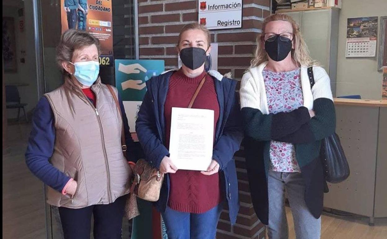 Registro de las alegaciones en el Ayuntamiento. 