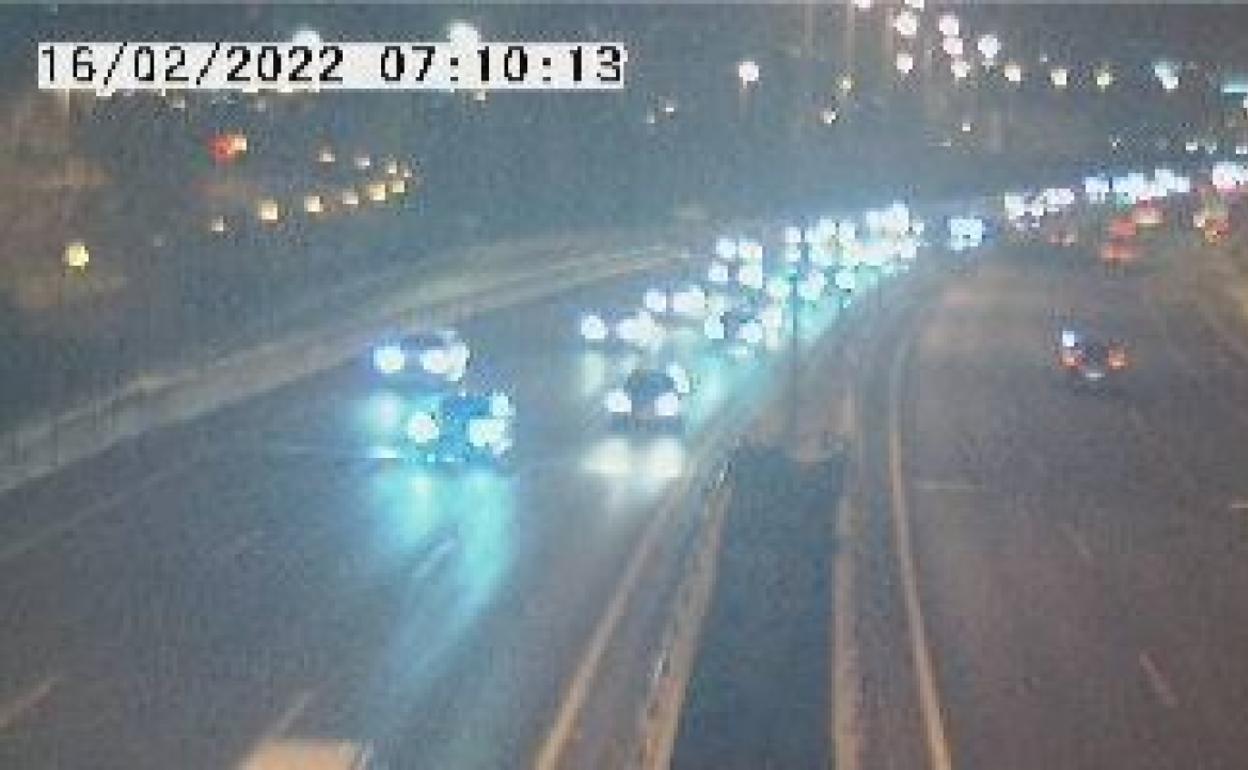 Tráfico en la Circunvalación a primera hora de este miércoles