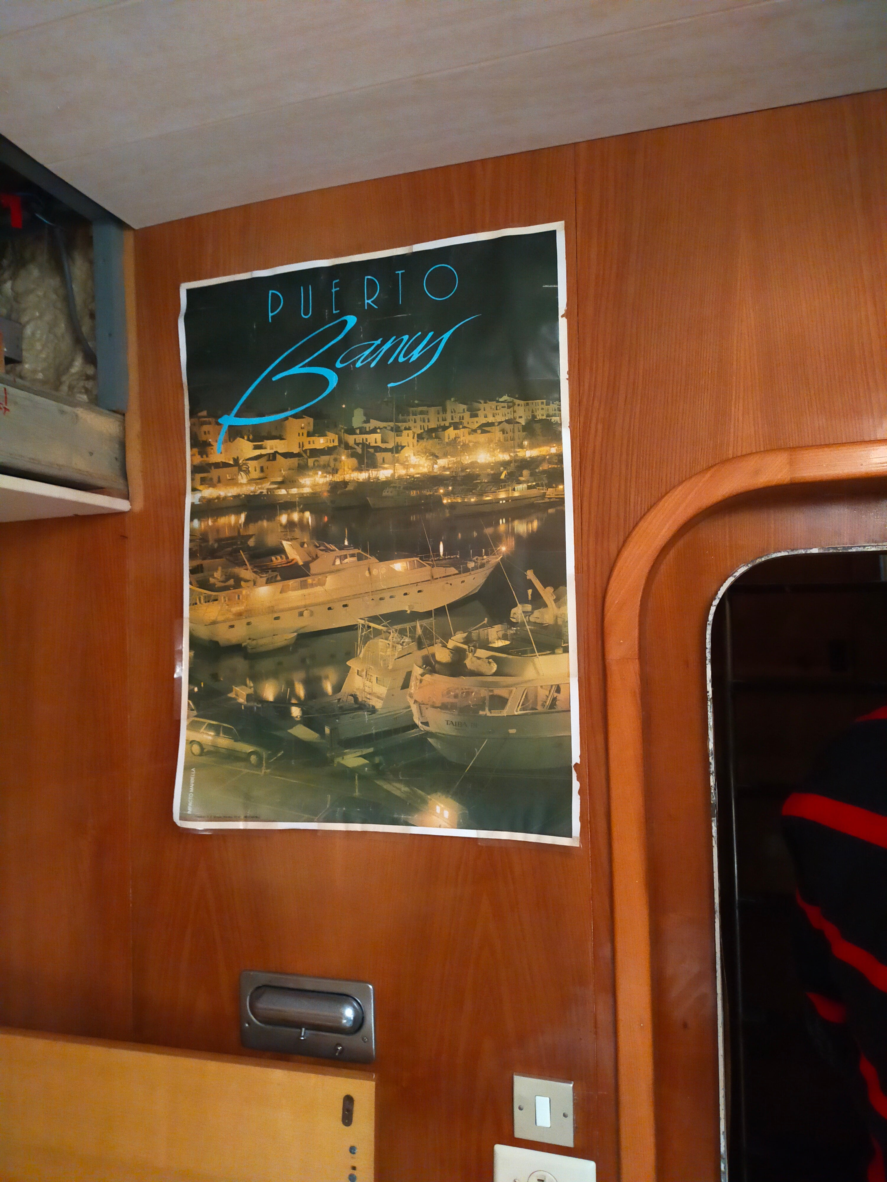 Las entrañas del yate de Carchuna