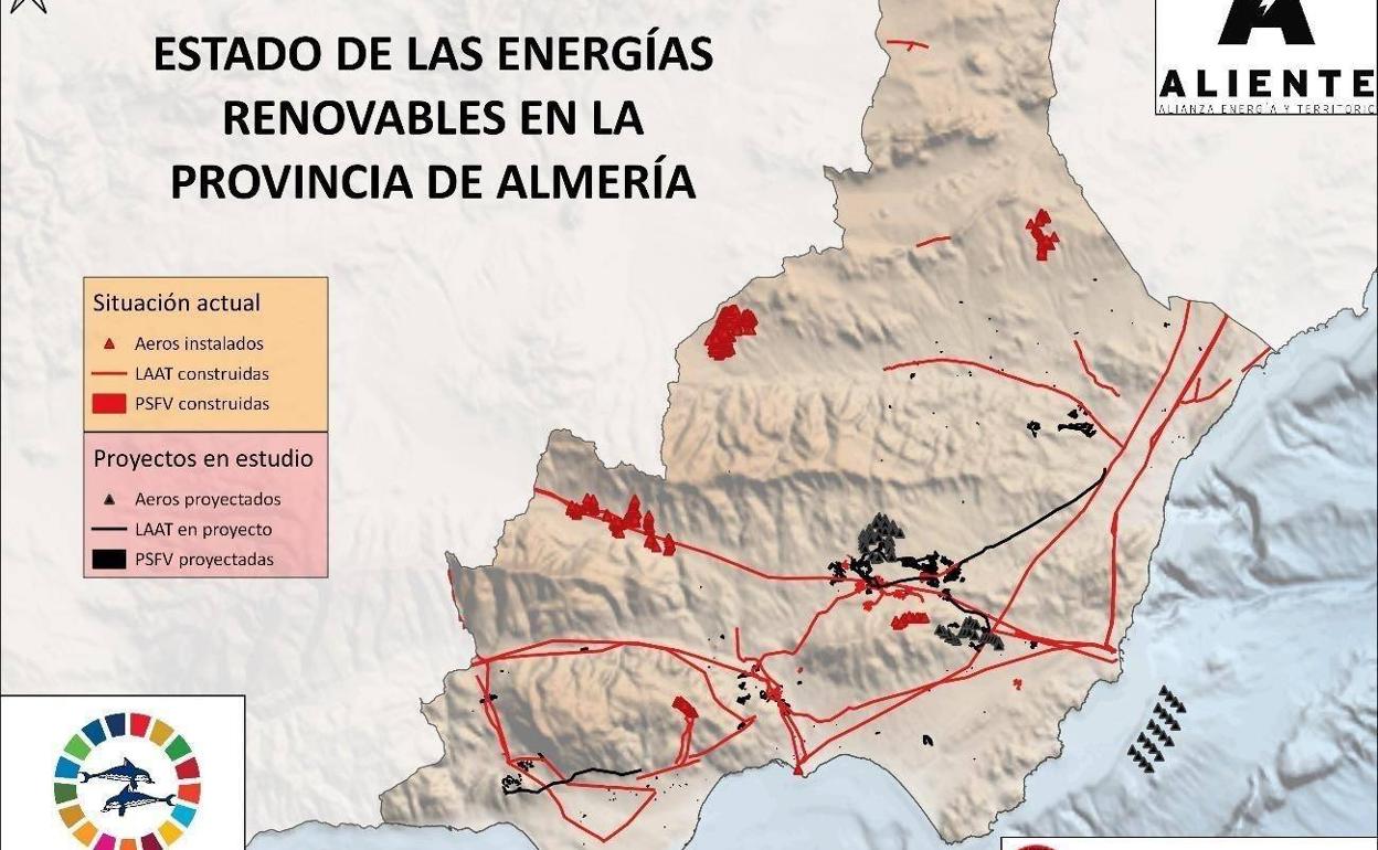 Más de 140 proyectos verdes siembran de energía renovable la provincia de Almería