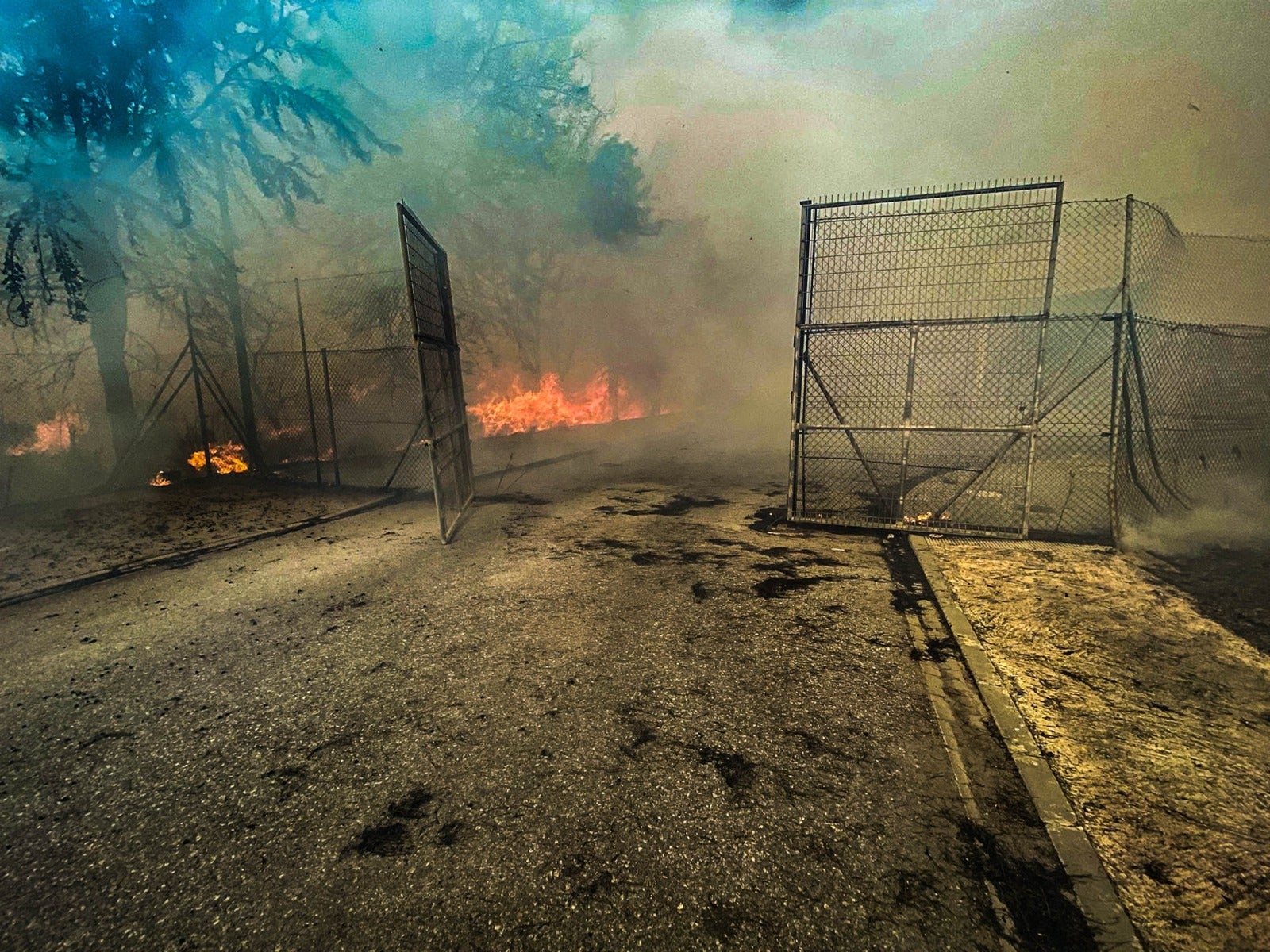 Ha obligado a desalojar el polígono de Algaidas