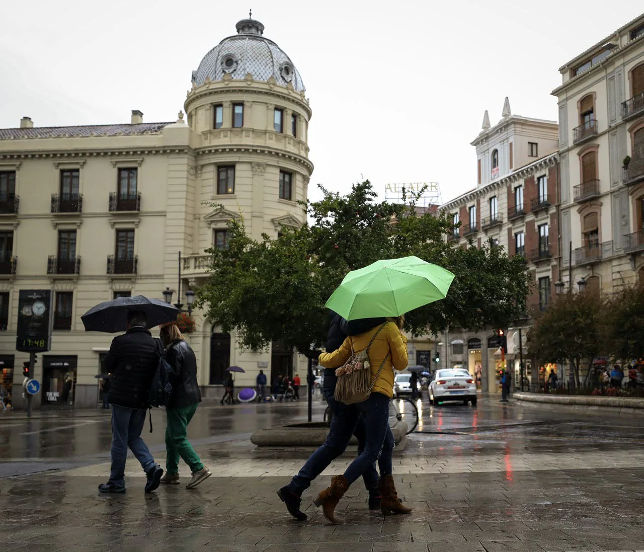 Lluvia en Andalucía.