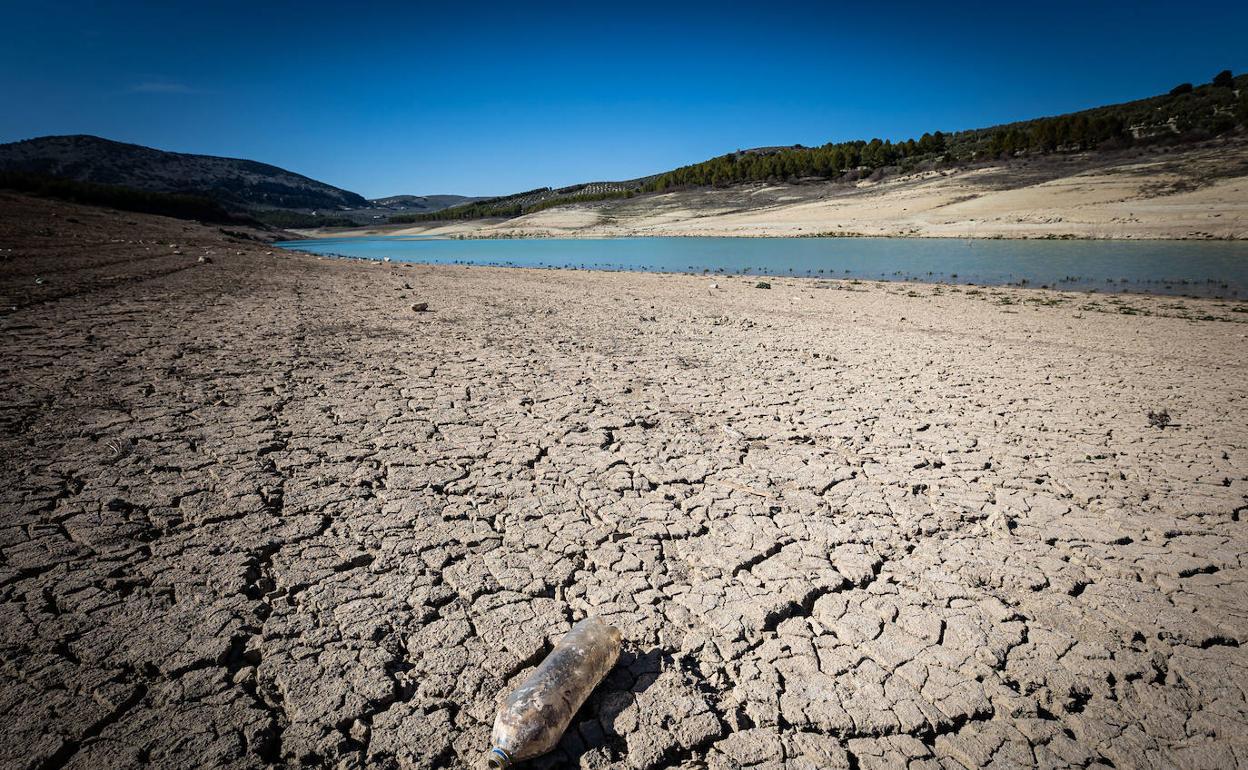 El pantano de Colomera, al 15% de su capacidad.