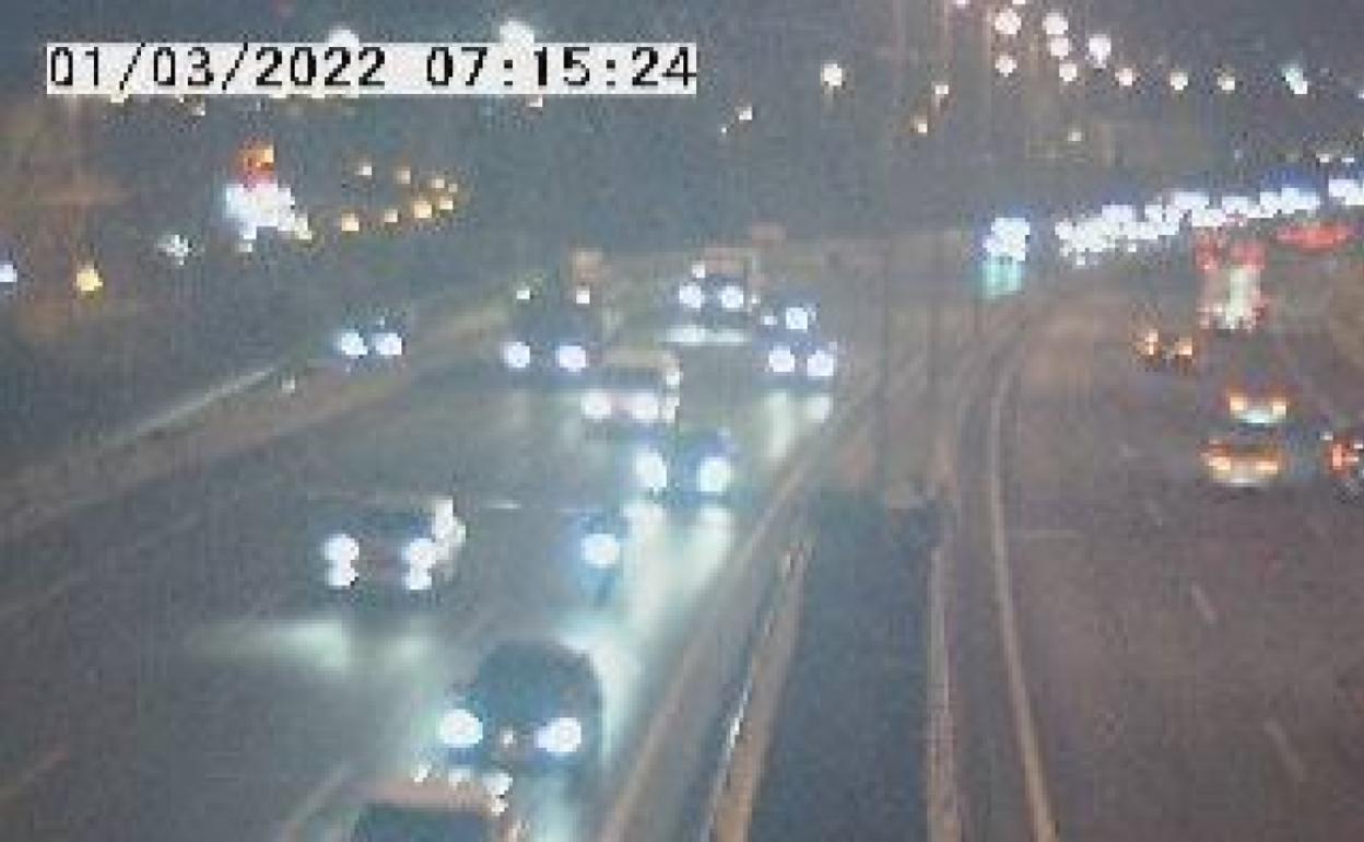 Tráfico en la Circunvalación a primera hora de este martes