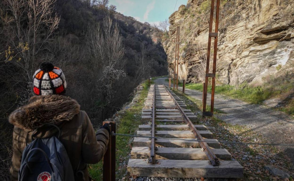 Parte dela ruta de la 'Vía Verde del Tranvía'