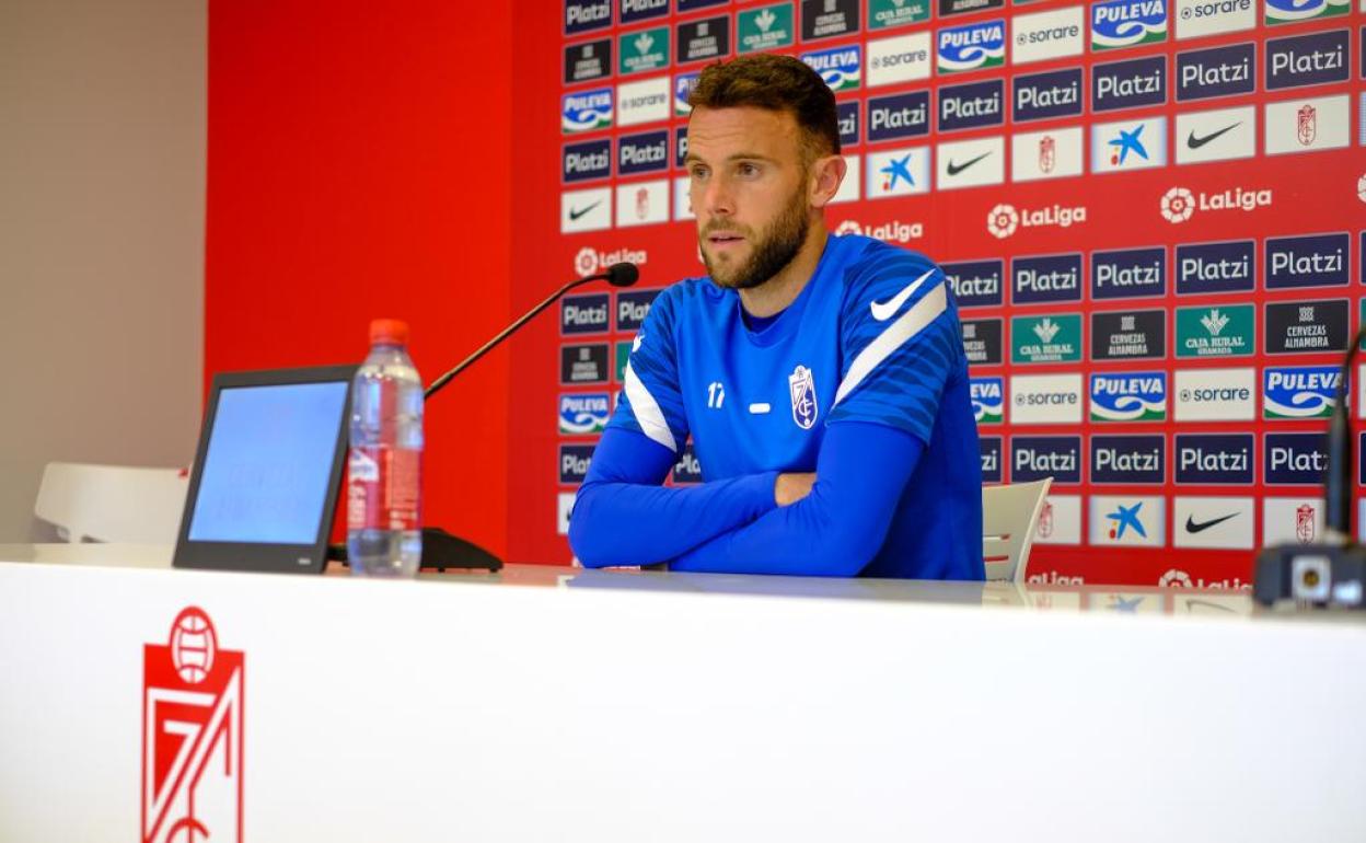 Joaquín Marín 'Quini', jugador y quinto capitán del Granada.