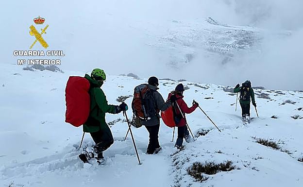 El rescate en Sierra Nevada. 