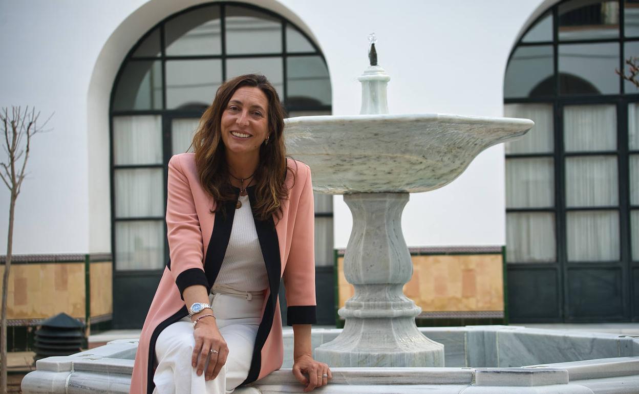 Loles López, el pasado jueves en el Parlamento andaluz. 