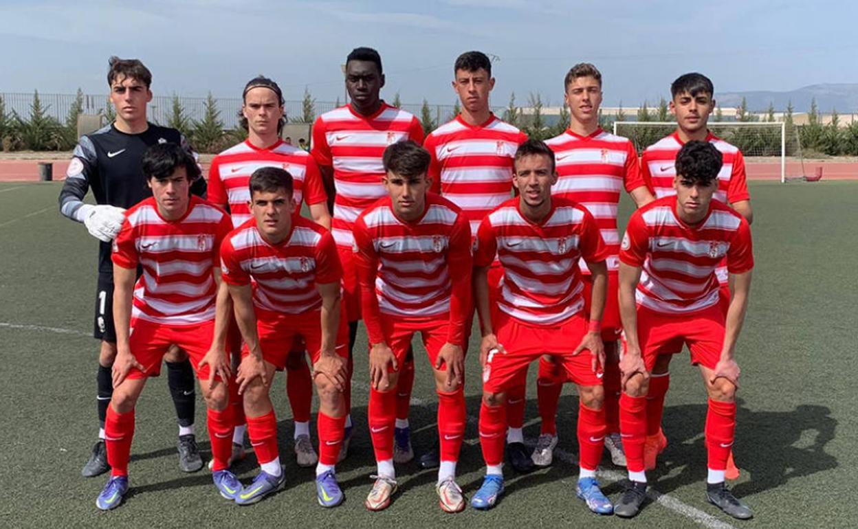 El 'once' con el que el Granada se impuso en Santa Fe. 