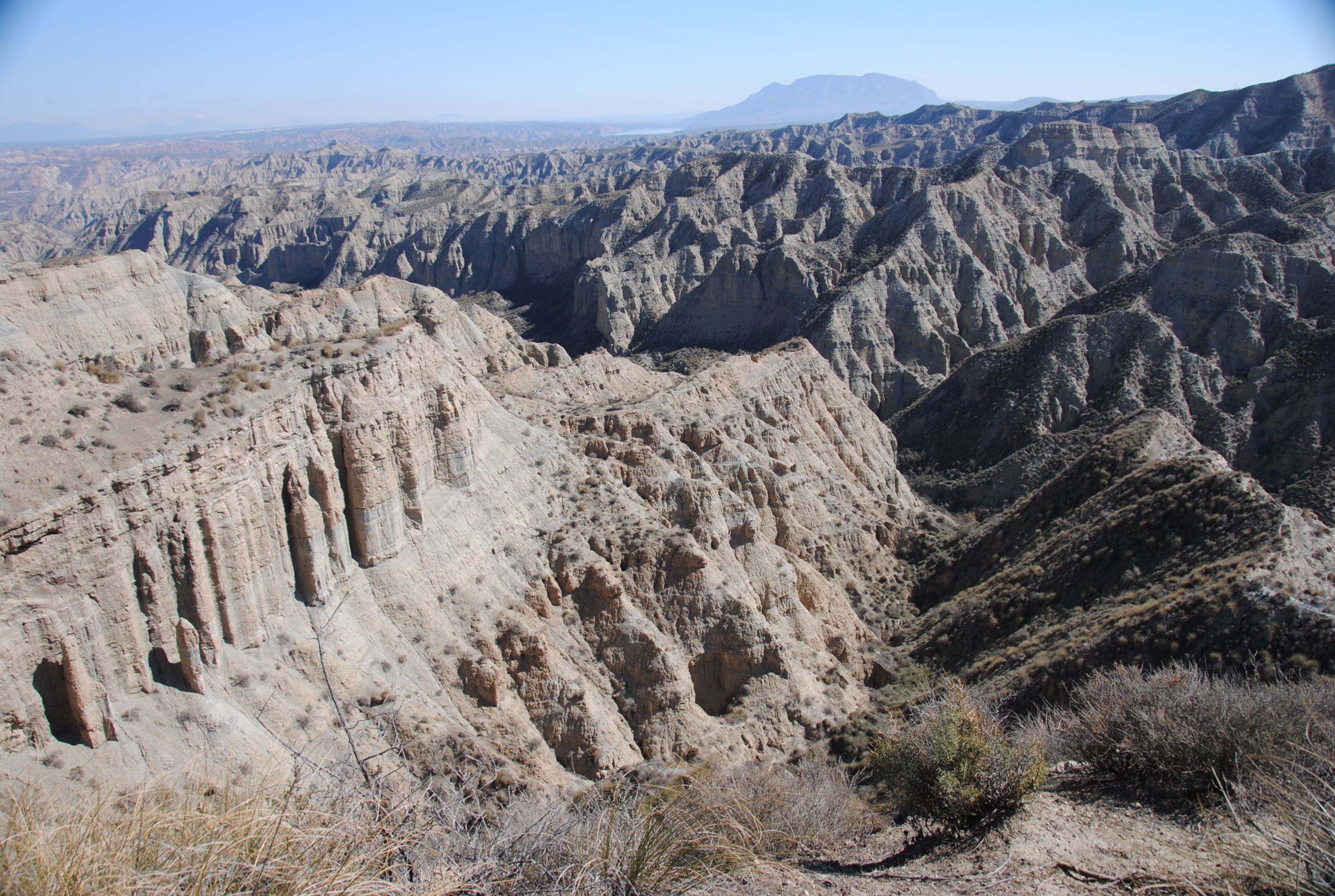Vistas del desierto de Gorafe, en Granada.