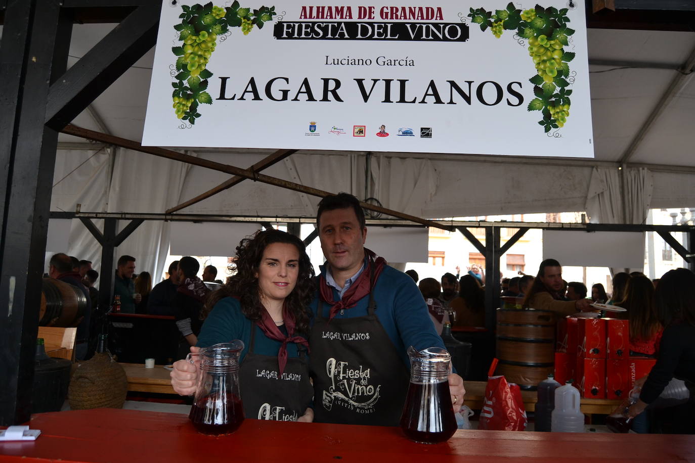 La Fiesta del Vino se ha celebrado este domingo en Alhama.