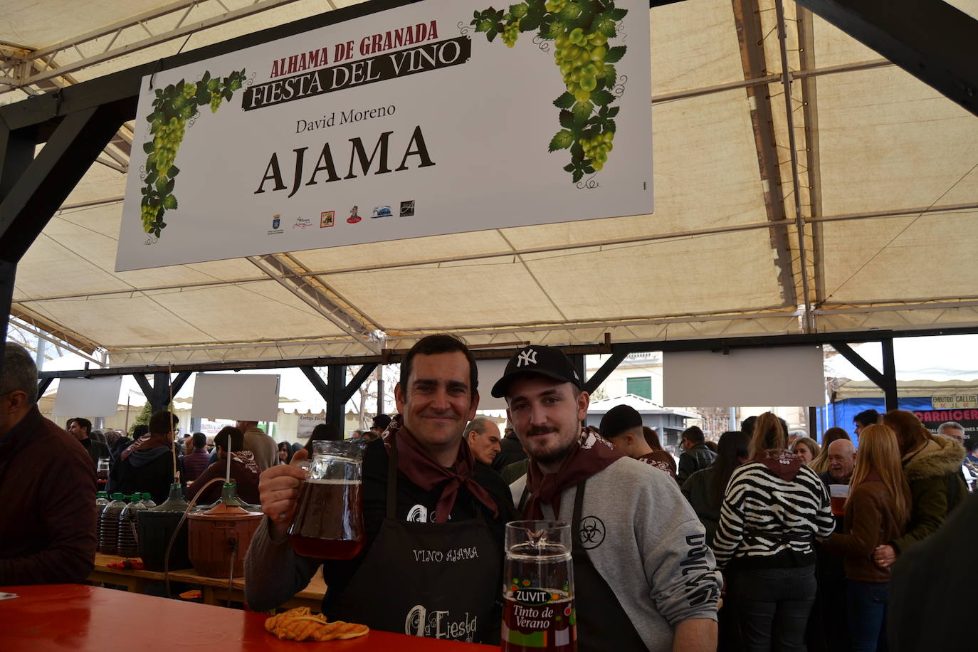 La Fiesta del Vino se ha celebrado este domingo en Alhama.