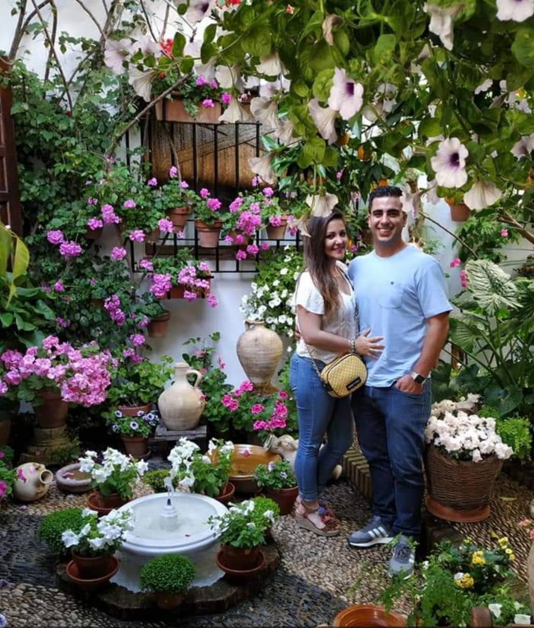 Lourdes y su pareja, Juanma.